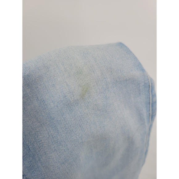 7 for All Mankind 27 Mid-Rise Cropped Skinny Jeans Light Wash Slim Faded - Picture 7 of 7